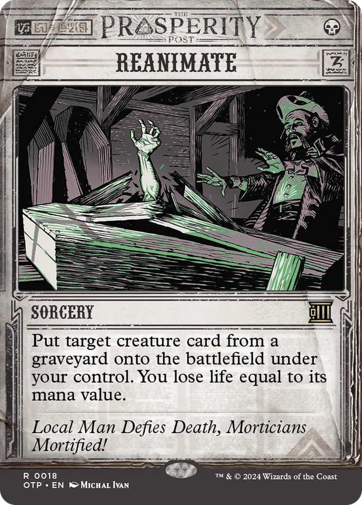 Reanimate — Breaking News — Magic: The Gathering