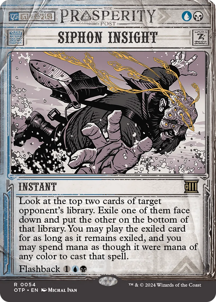 Perspicacité siphonnée — Breaking News — Magic: The Gathering
