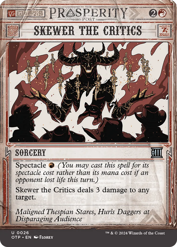 Embrocher les critiques — Breaking News — Magic: The Gathering