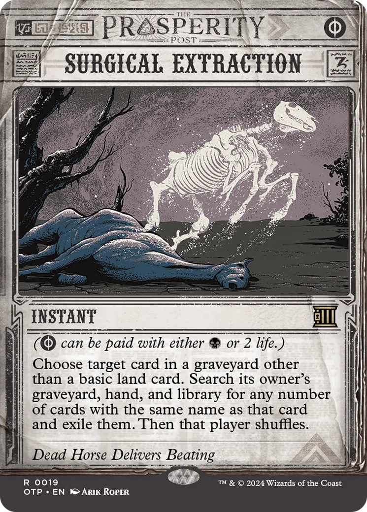 Surgical Extraction — Breaking News — Magic: The Gathering