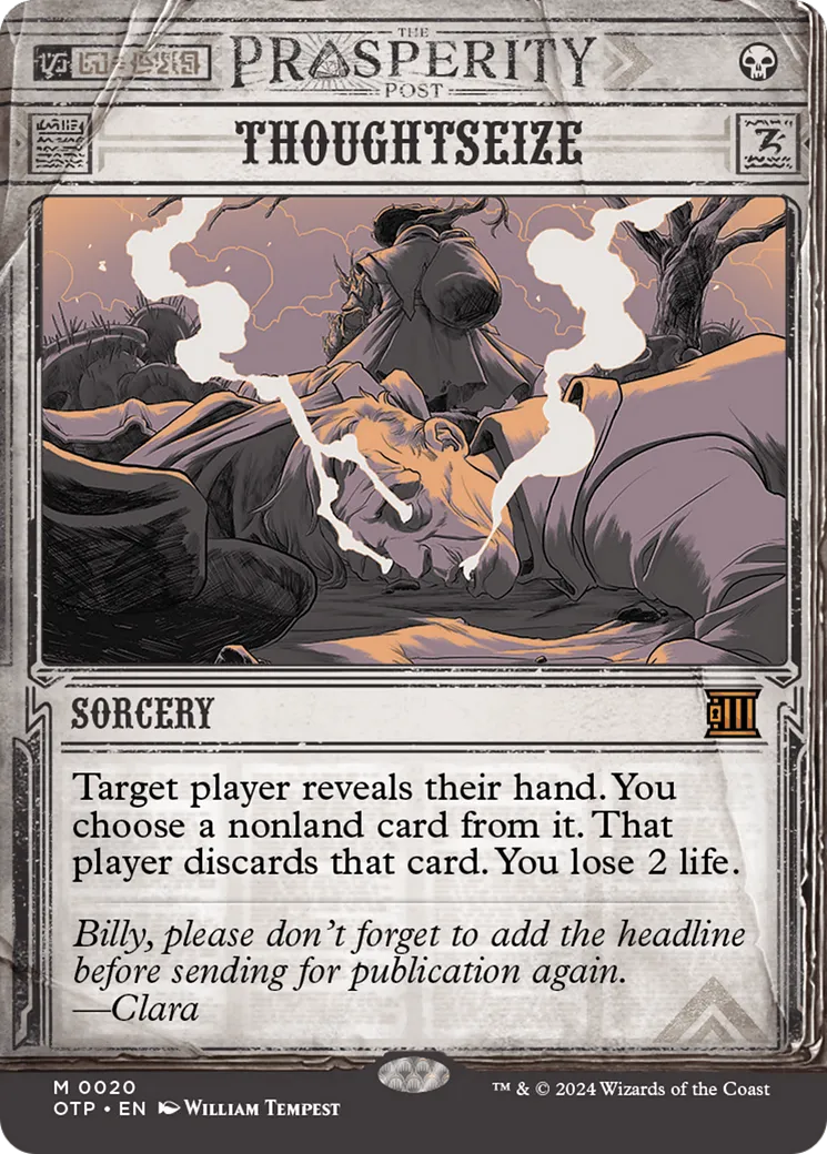 Thoughtseize — Breaking News — Magic: The Gathering
