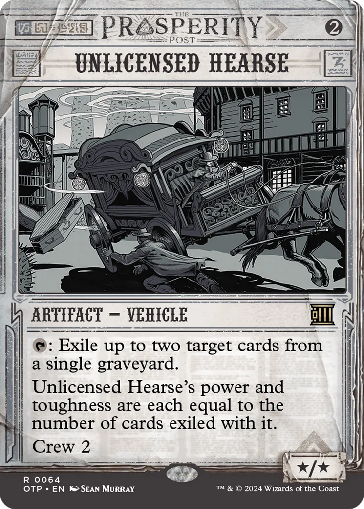 Unlicensed Hearse from Breaking News - Magic: The Gathering
