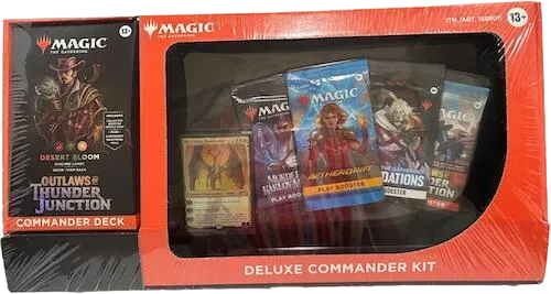 Deluxe Commander Kit Les hors-la-loi de Croisetonnerre – Desert Bloom — Outlaws of Thunder Junction Commander — Magic: The Gathering