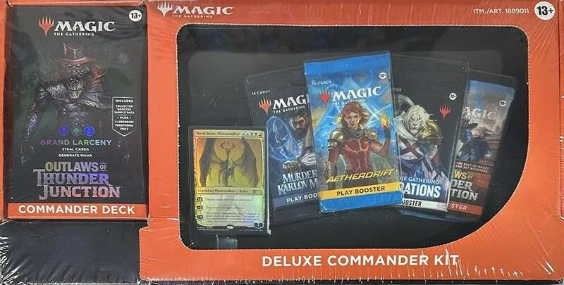 Deluxe Commander Kit Les hors-la-loi de Croisetonnerre – Grand Larceny — Outlaws of Thunder Junction Commander — Magic: The Gathering