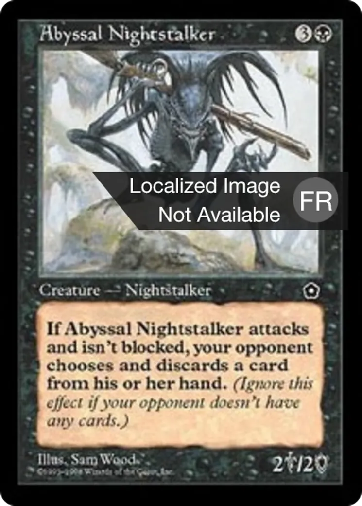 Chassenuit des abysses — Portal Second Age — Magic: The Gathering