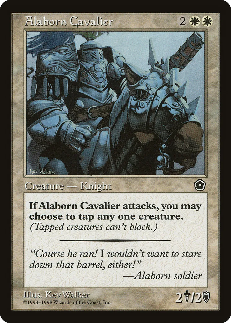 Cavalier d'Alaborn — Portal Second Age — Magic: The Gathering