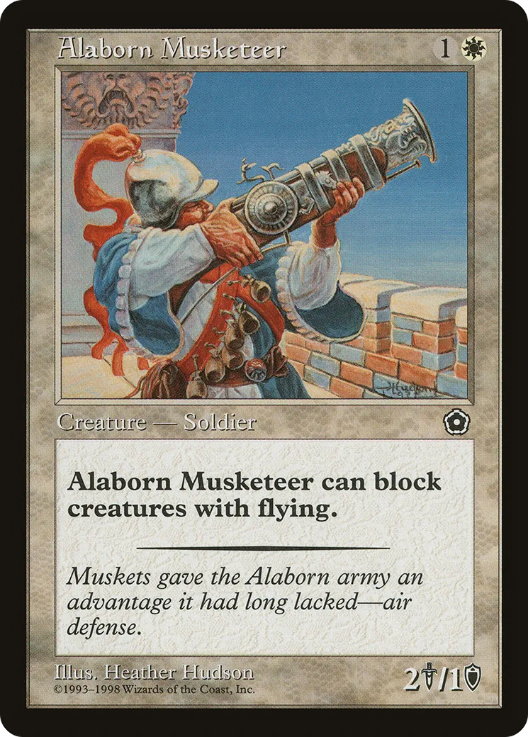 Mousquetaire d'Alaborn — Portal Second Age — Magic: The Gathering