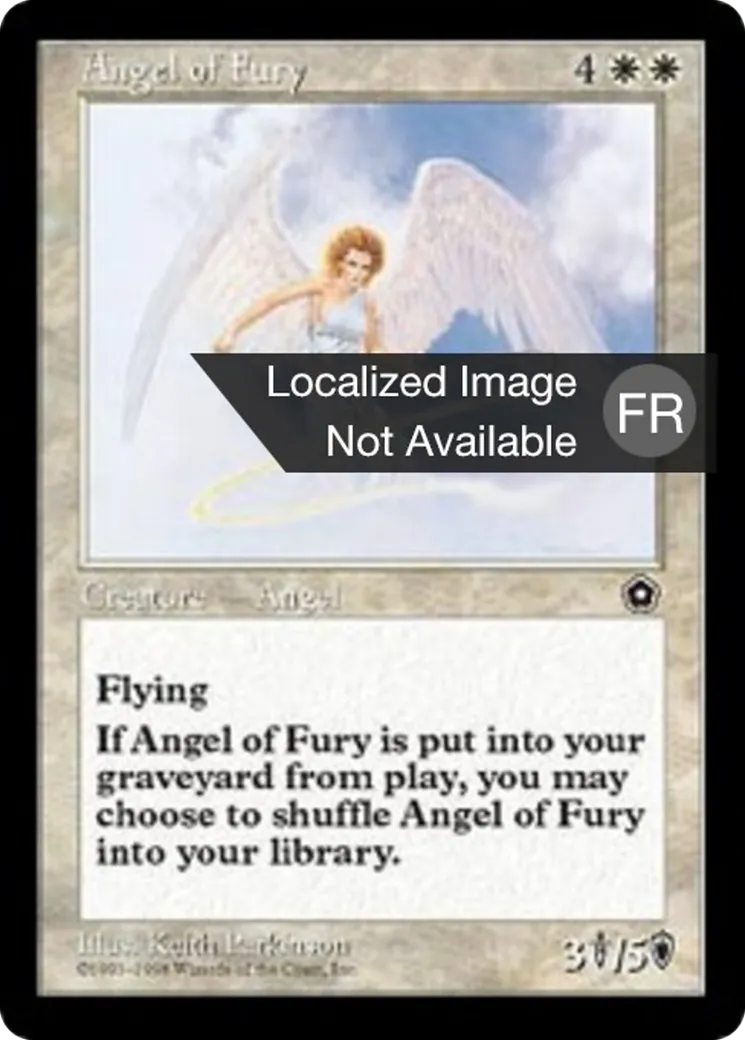 Ange de fureur — Portal Second Age — Magic: The Gathering