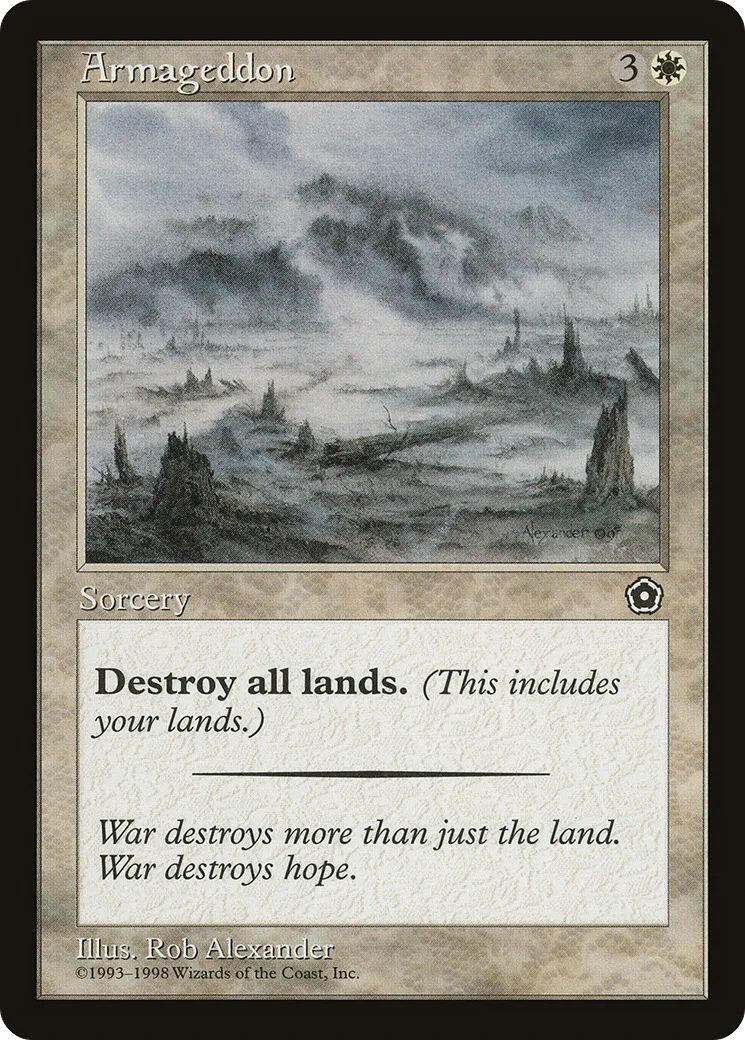 Armageddon — Portal Second Age — Magic: The Gathering