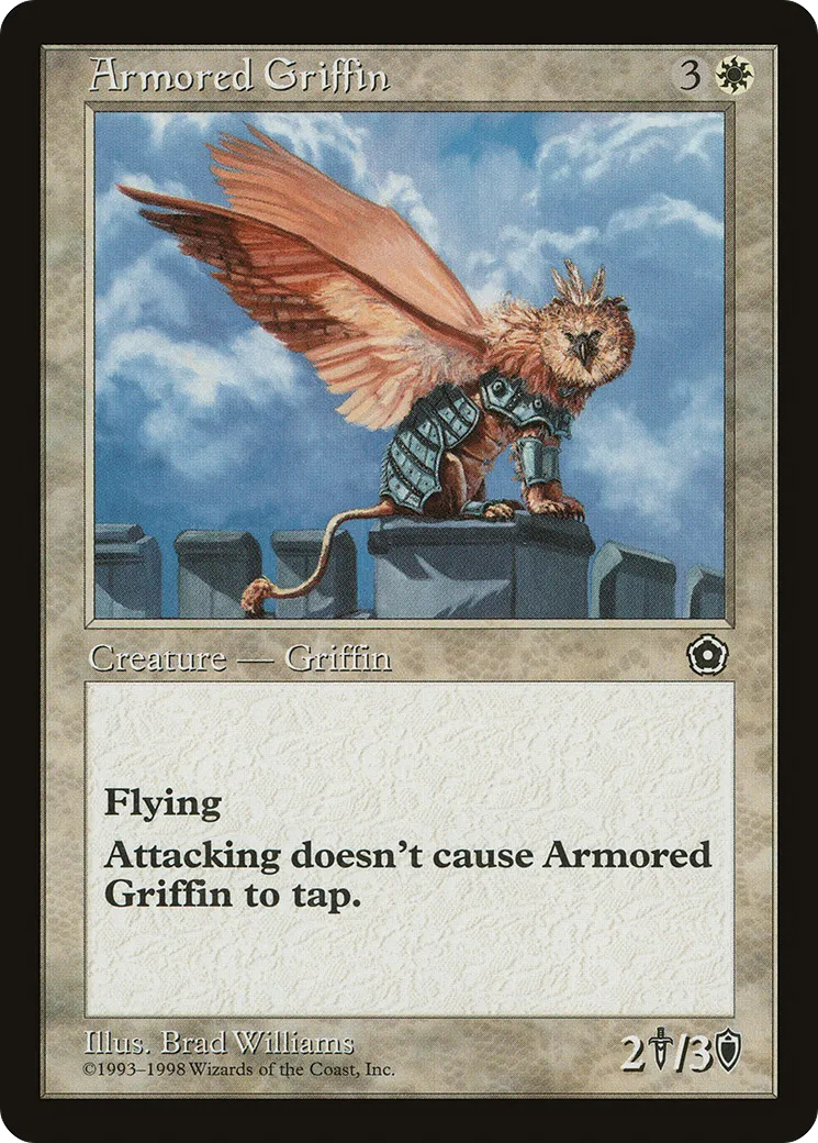 Griffon cuirassé — Portal Second Age — Magic: The Gathering