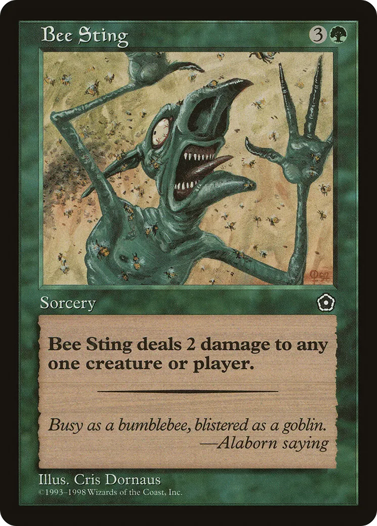 Piqûre d'abeille — Portal Second Age — Magic: The Gathering