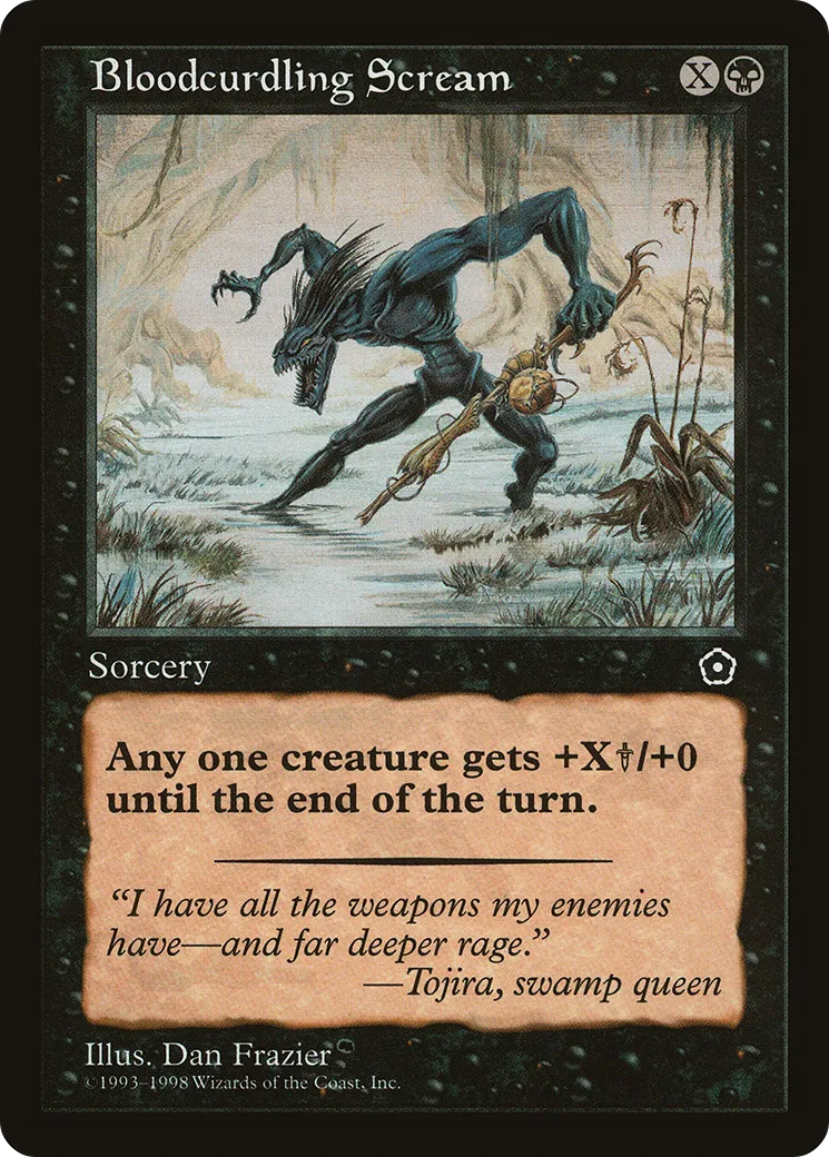 Bloodcurdling Scream — Portal Second Age — Magic: The Gathering