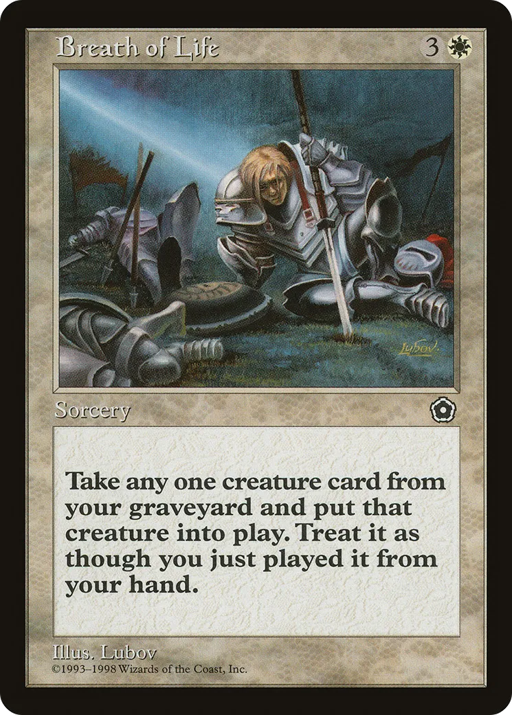 Breath of Life — Portal Second Age — Magic: The Gathering