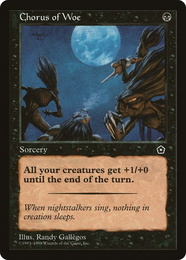 Chorus of Woe — Portal Second Age — Magic: The Gathering