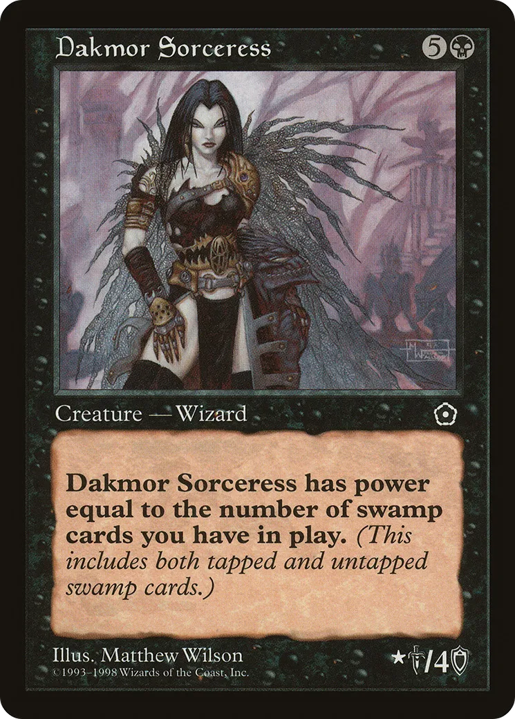 Dakmor Sorceress — Portal Second Age — Magic: The Gathering
