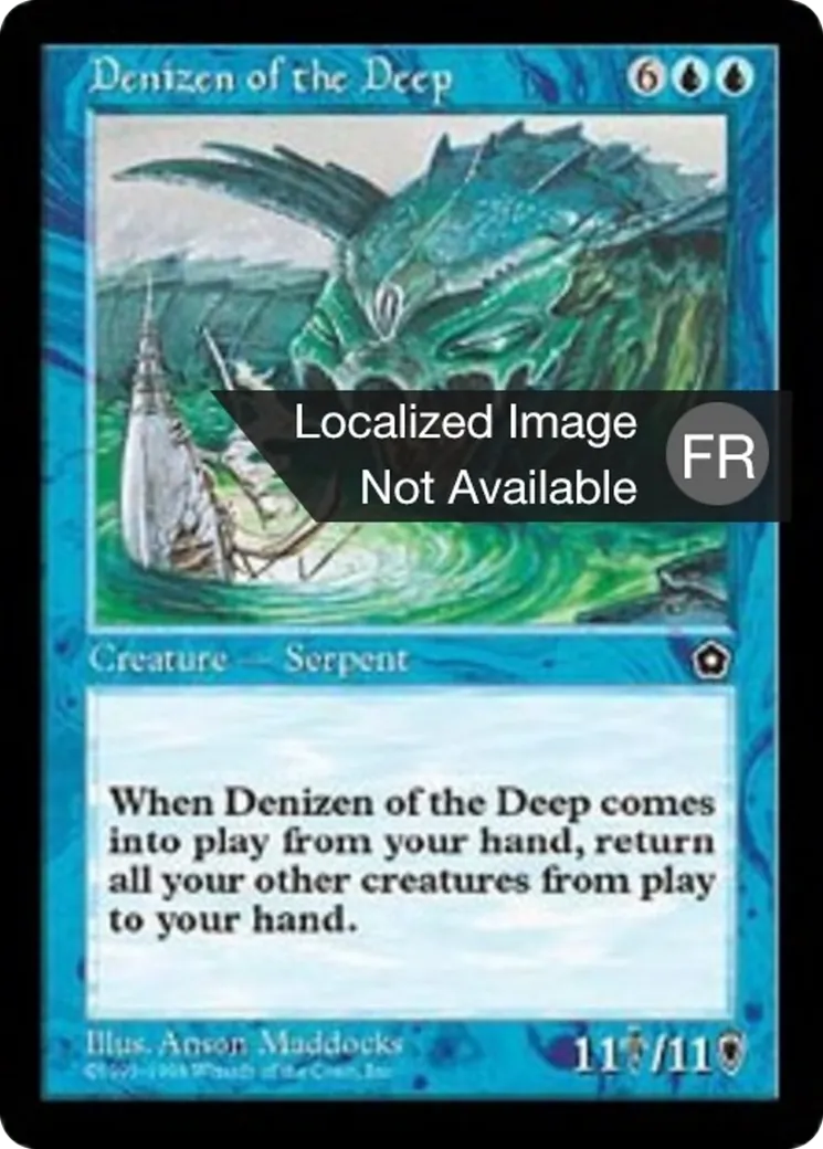 Habitant des profondeurs — Portal Second Age — Magic: The Gathering