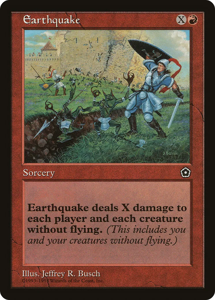 Earthquake — Portal Second Age — Magic: The Gathering