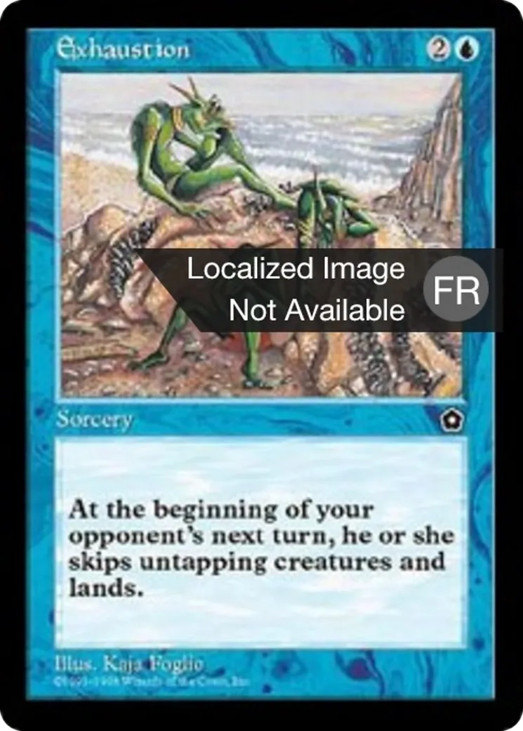 Exténuation — Portal Second Age — Magic: The Gathering