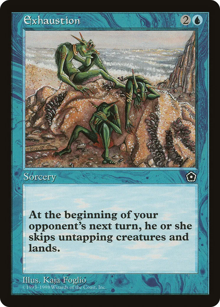 Exténuation — Portal Second Age — Magic: The Gathering