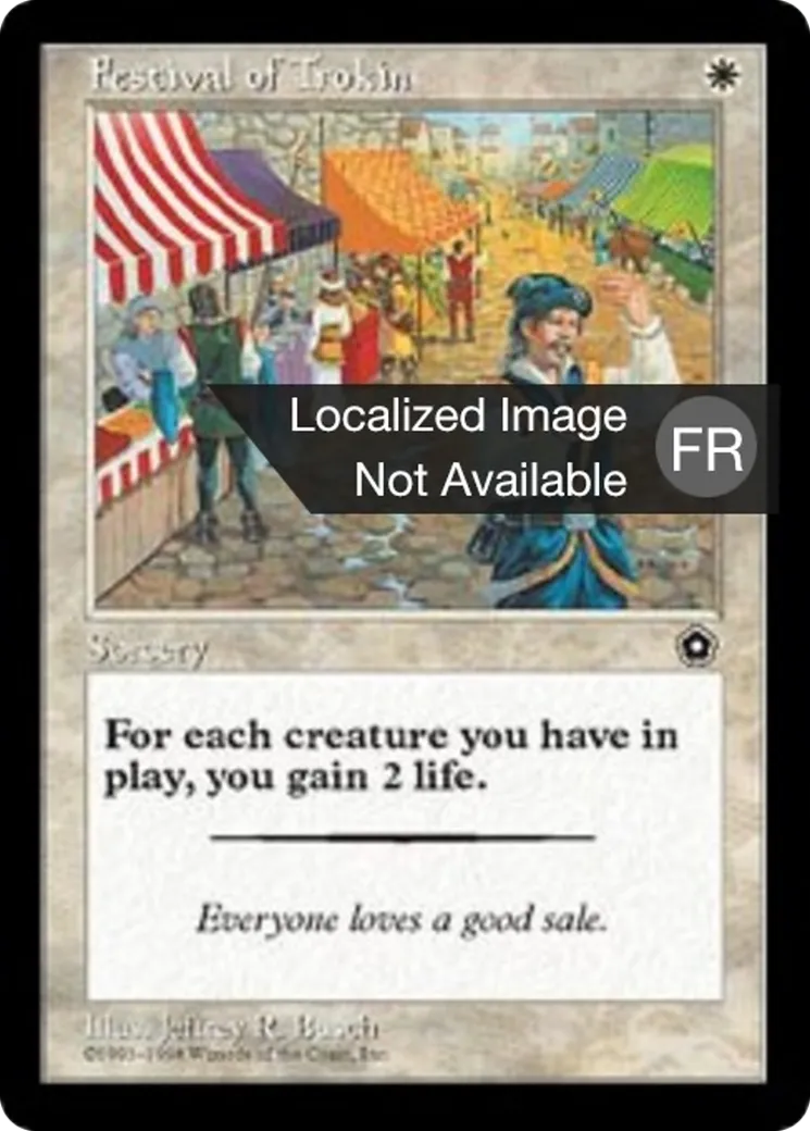 Festival de Trokin — Portal Second Age — Magic: The Gathering