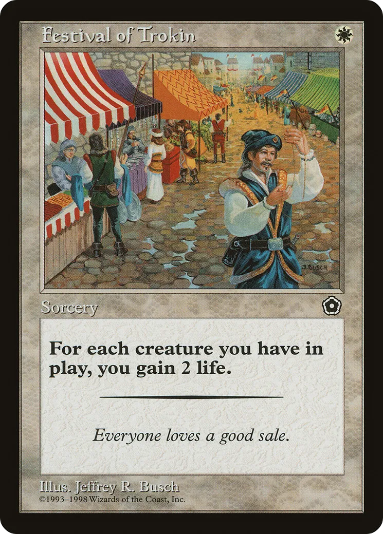 Festival of Trokin — Portal Second Age — Magic: The Gathering