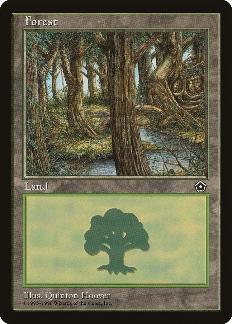 Forest — Portal Second Age — Magic: The Gathering