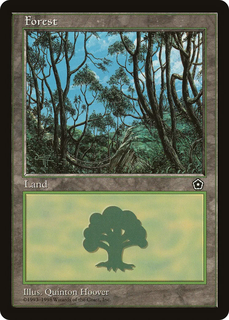 Forest — Portal Second Age — Magic: The Gathering