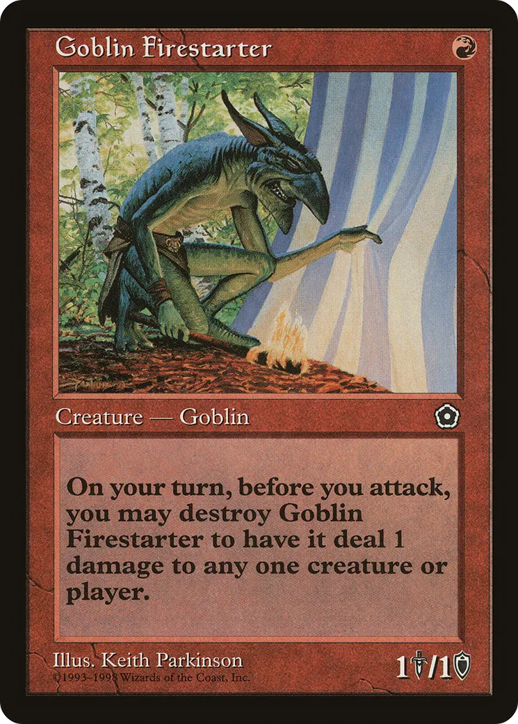 Boutefeu gobelin — Portal Second Age — Magic: The Gathering