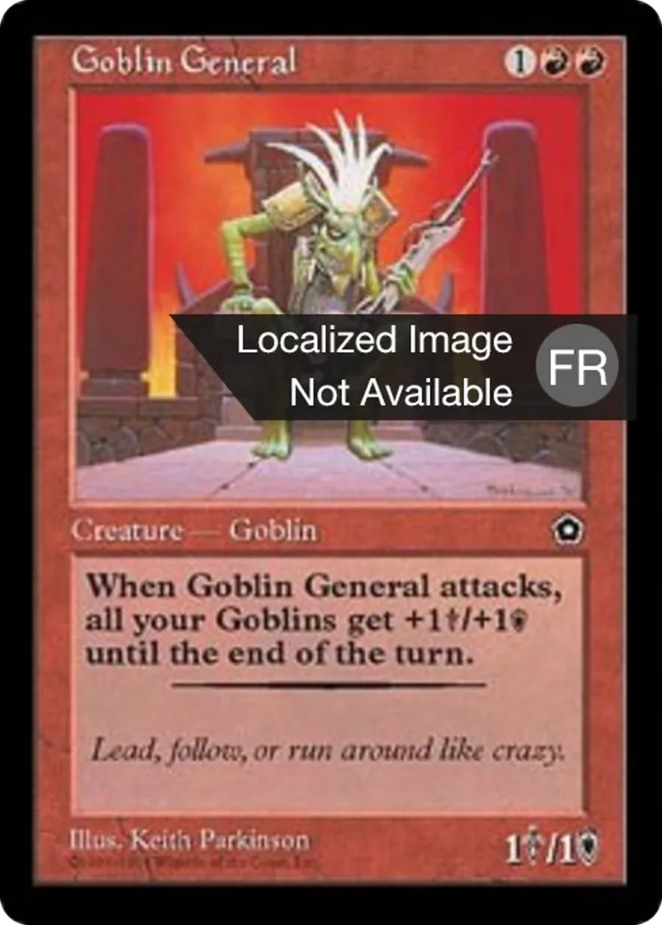 Général gobelin — Portal Second Age — Magic: The Gathering