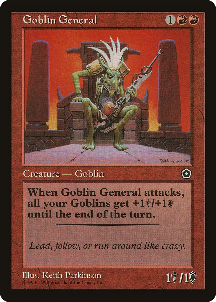 Goblin General — Portal Second Age — Magic: The Gathering