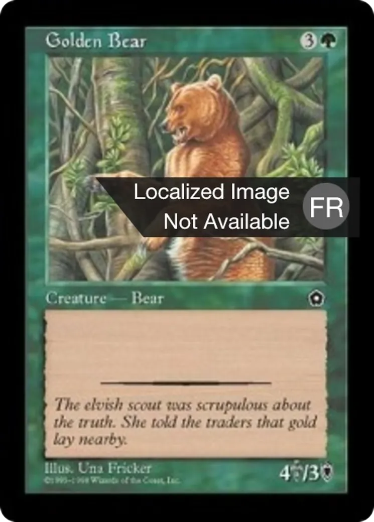 Ours dore — Portal Second Age — Magic: The Gathering