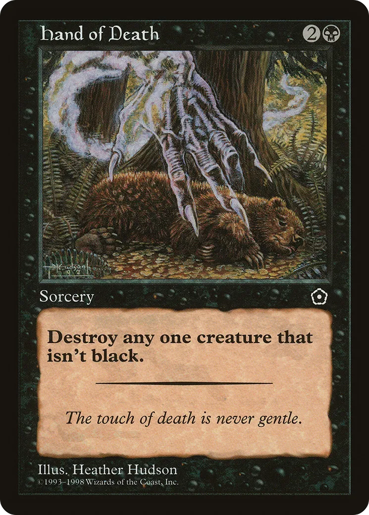 Hand of Death — Portal Second Age — Magic: The Gathering