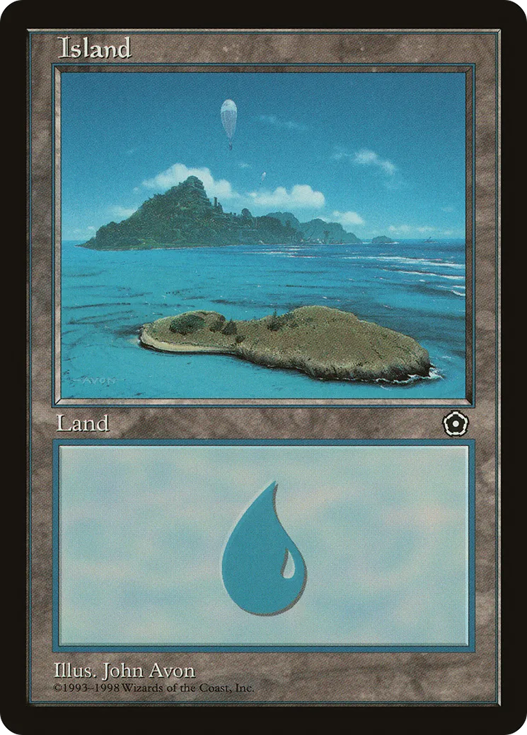 Island — Portal Second Age — Magic: The Gathering