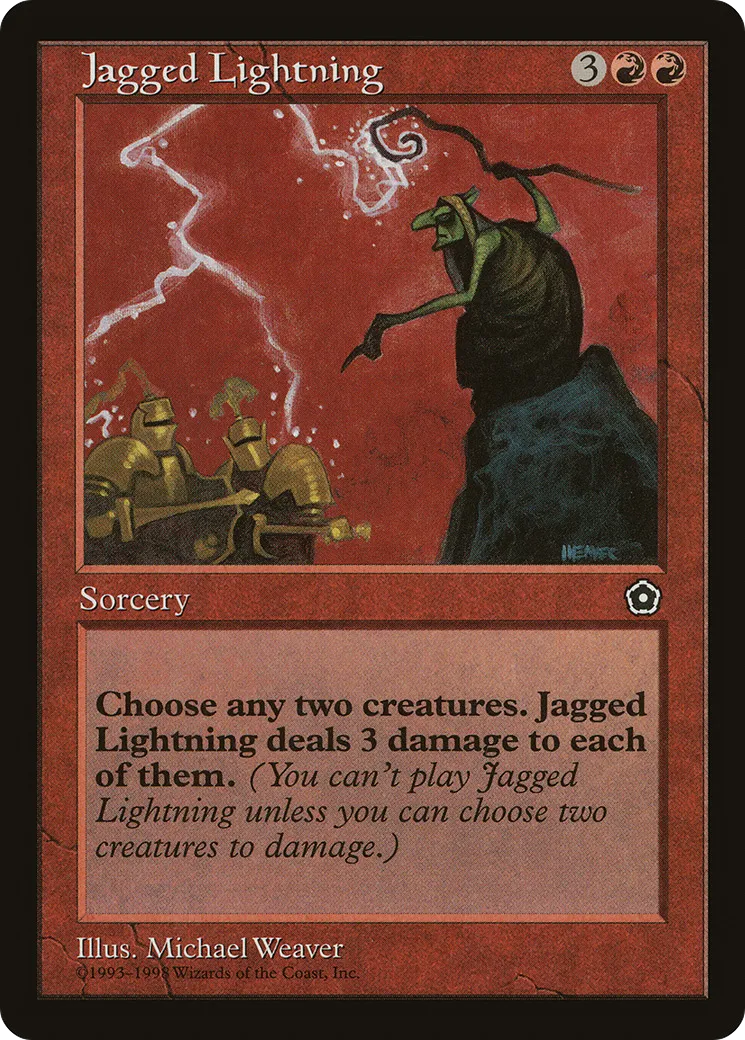 Double éclair — Portal Second Age — Magic: The Gathering