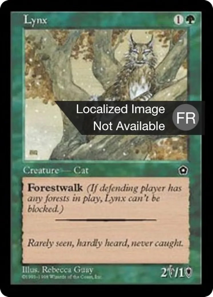 Lynx — Portal Second Age — Magic: The Gathering