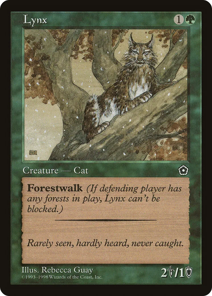 Lynx — Portal Second Age — Magic: The Gathering