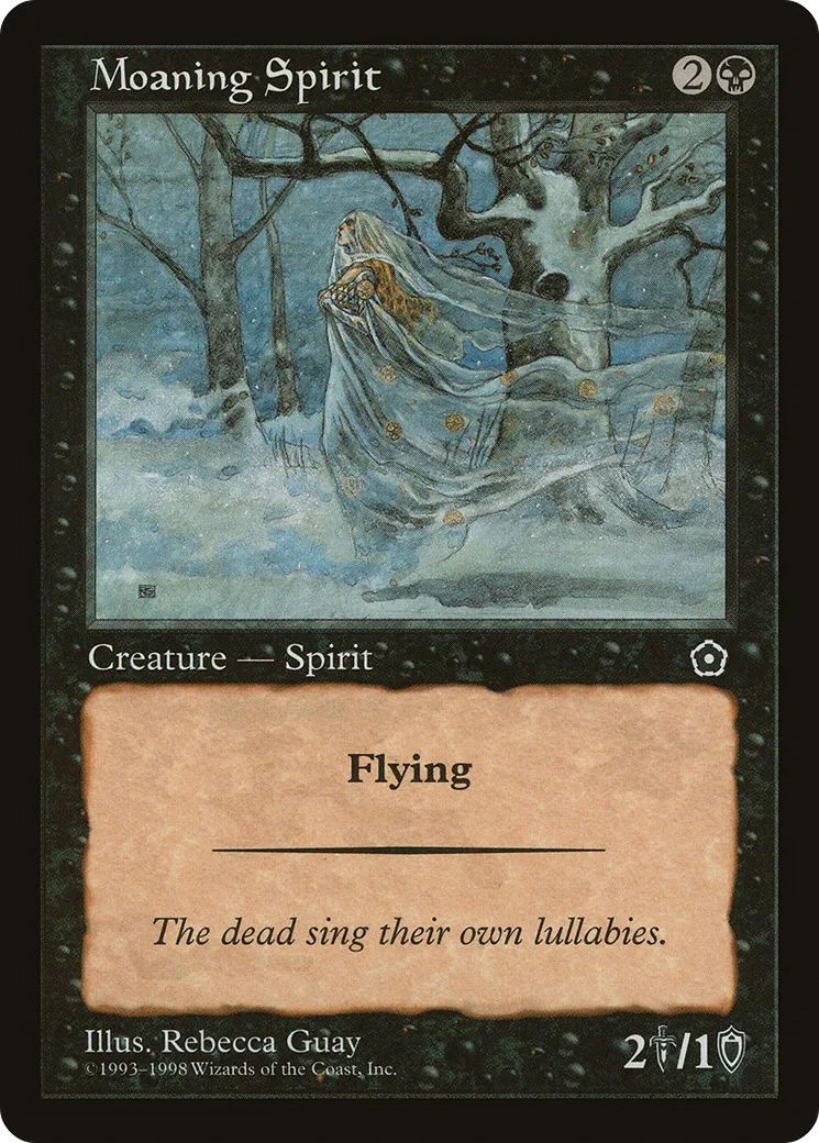 Moaning Spirit — Portal Second Age — Magic: The Gathering