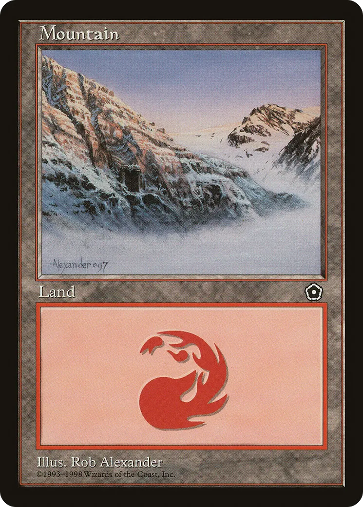 Mountain — Portal Second Age — Magic: The Gathering