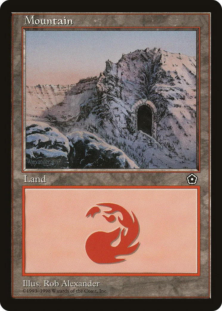 Mountain — Portal Second Age — Magic: The Gathering