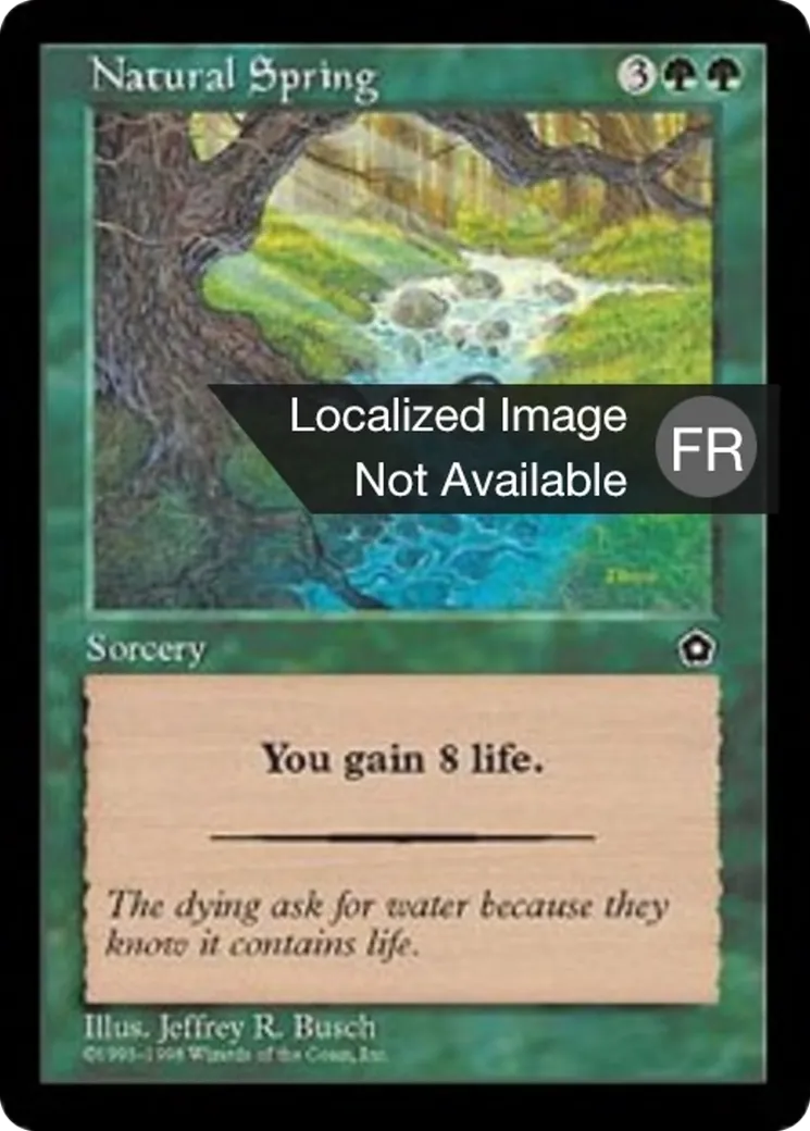 Source naturelle — Portal Second Age — Magic: The Gathering