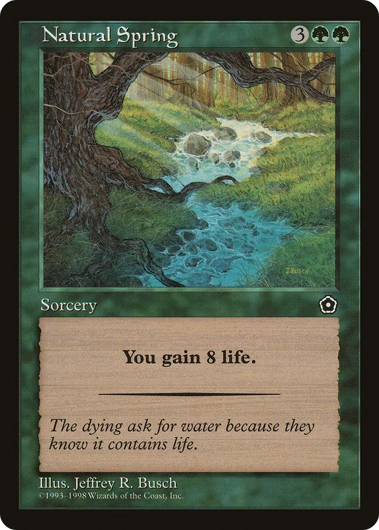 Source naturelle — Portal Second Age — Magic: The Gathering