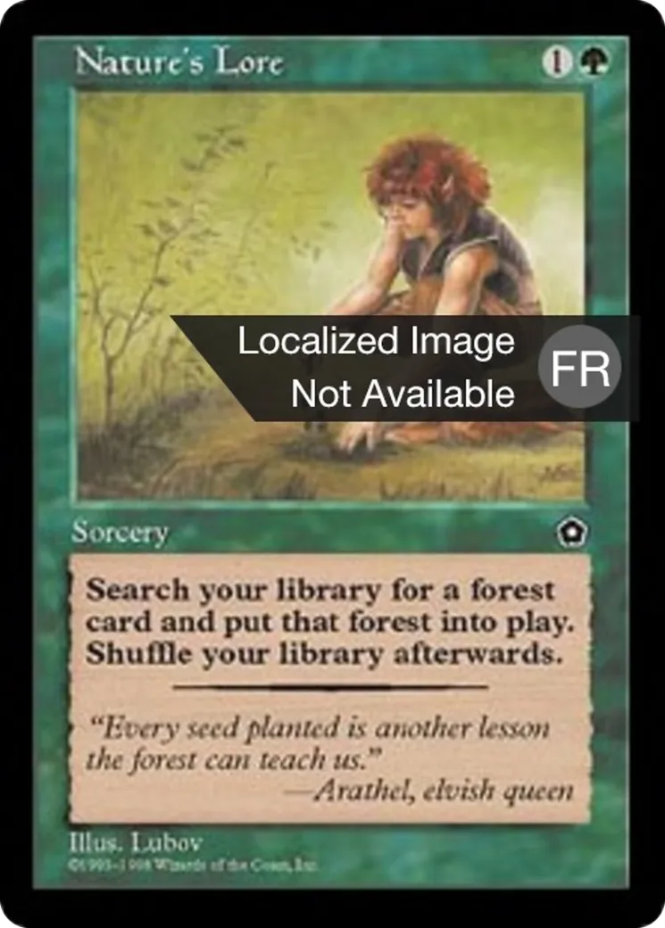Sapience naturaliste — Portal Second Age — Magic: The Gathering