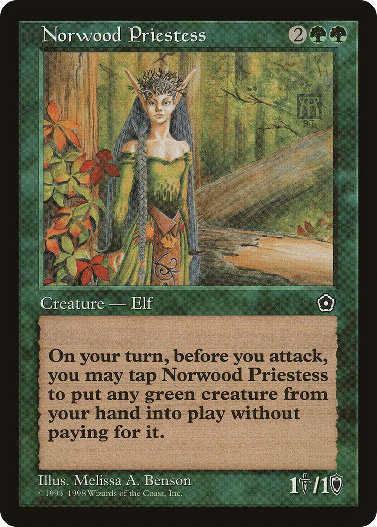 Norwood Priestess — Portal Second Age — Magic: The Gathering
