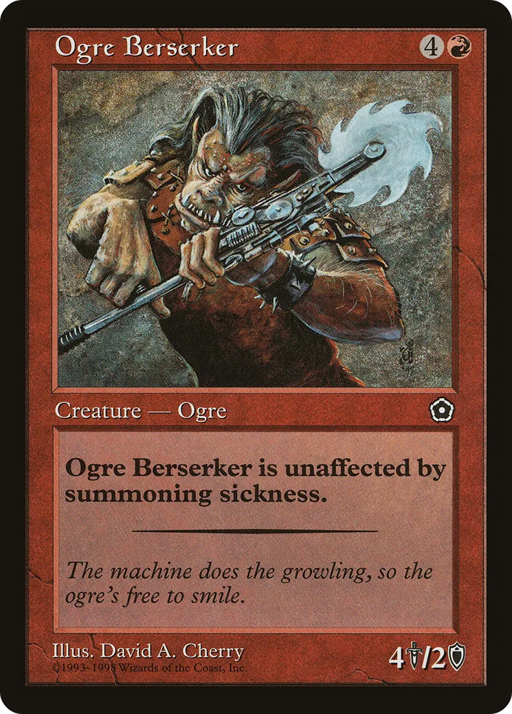 Ogre Berserker — Portal Second Age — Magic: The Gathering
