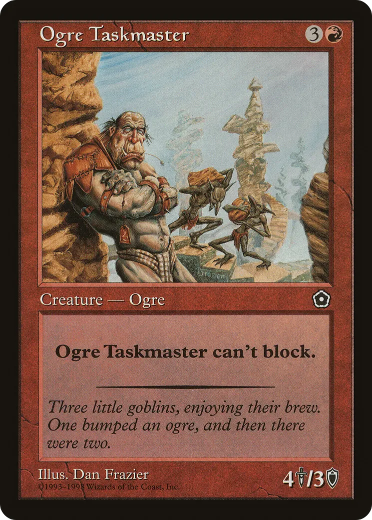 Ogre Taskmaster — Portal Second Age — Magic: The Gathering