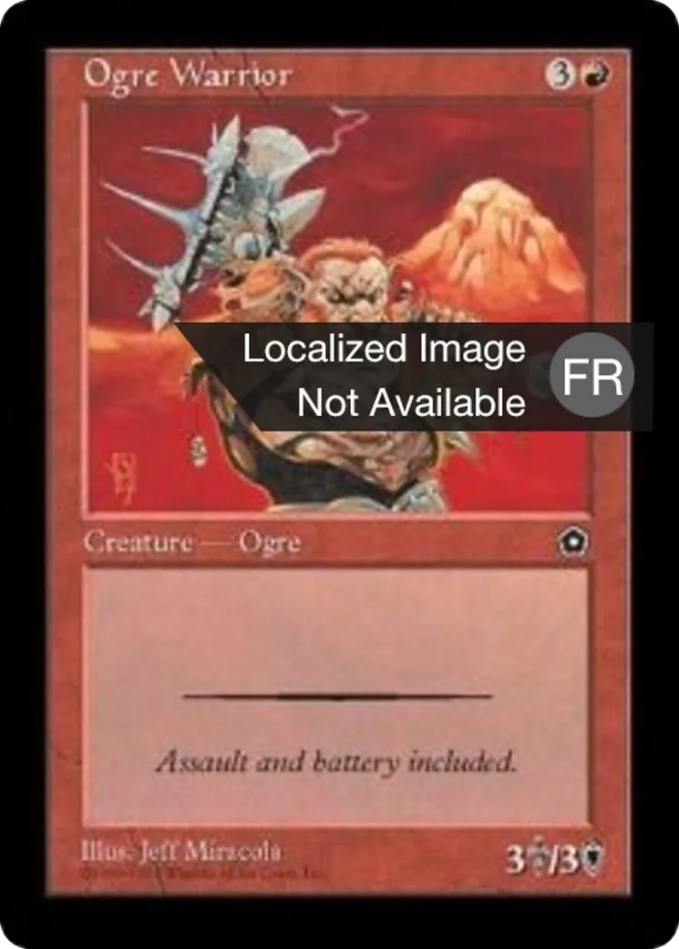 Guerrier ogre — Portal Second Age — Magic: The Gathering