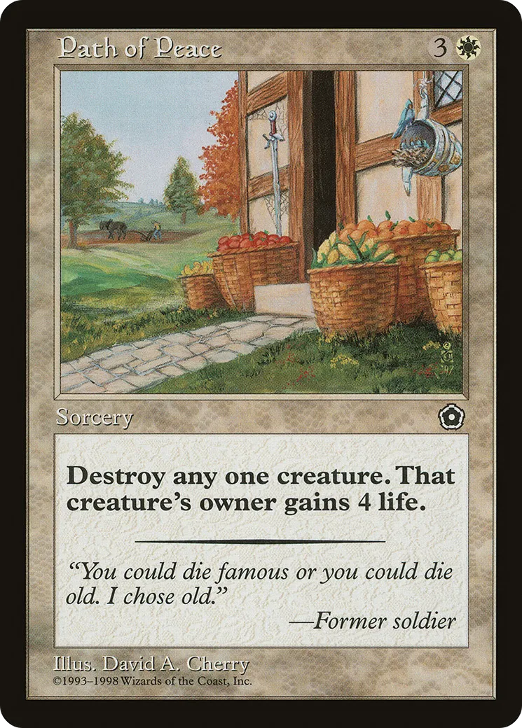 Path of Peace — Portal Second Age — Magic: The Gathering