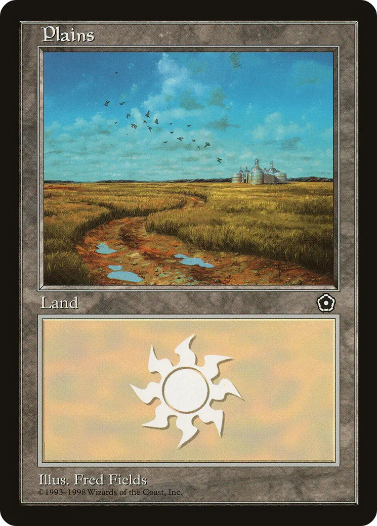 Plains — Portal Second Age — Magic: The Gathering