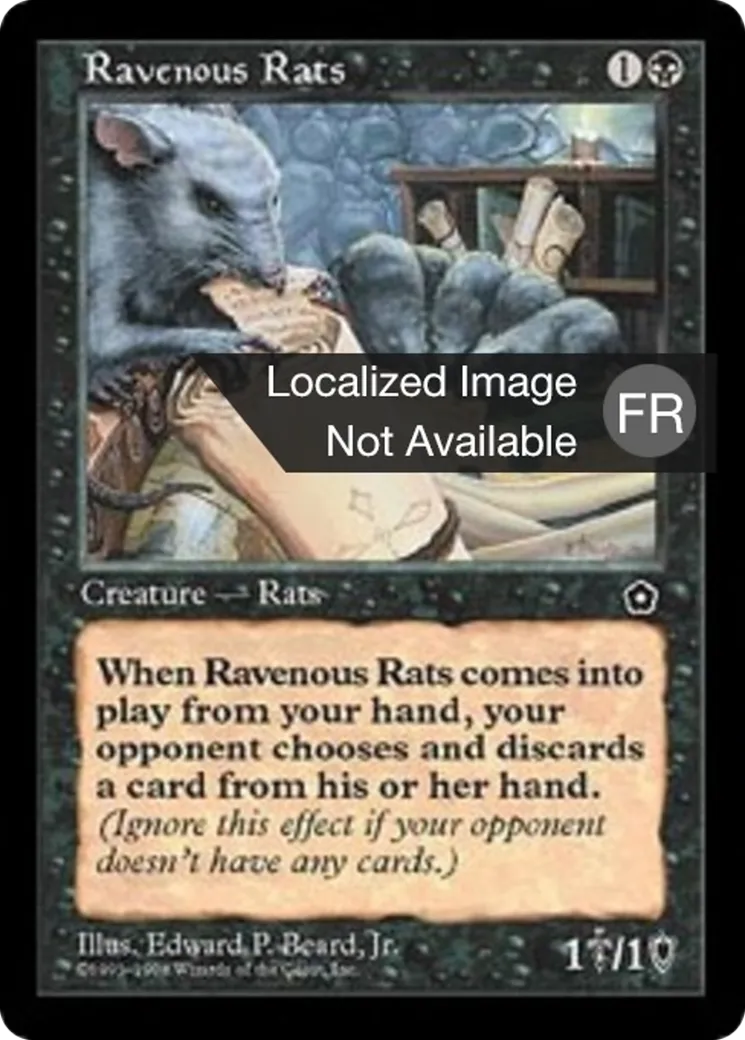 Rats voraces — Portal Second Age — Magic: The Gathering