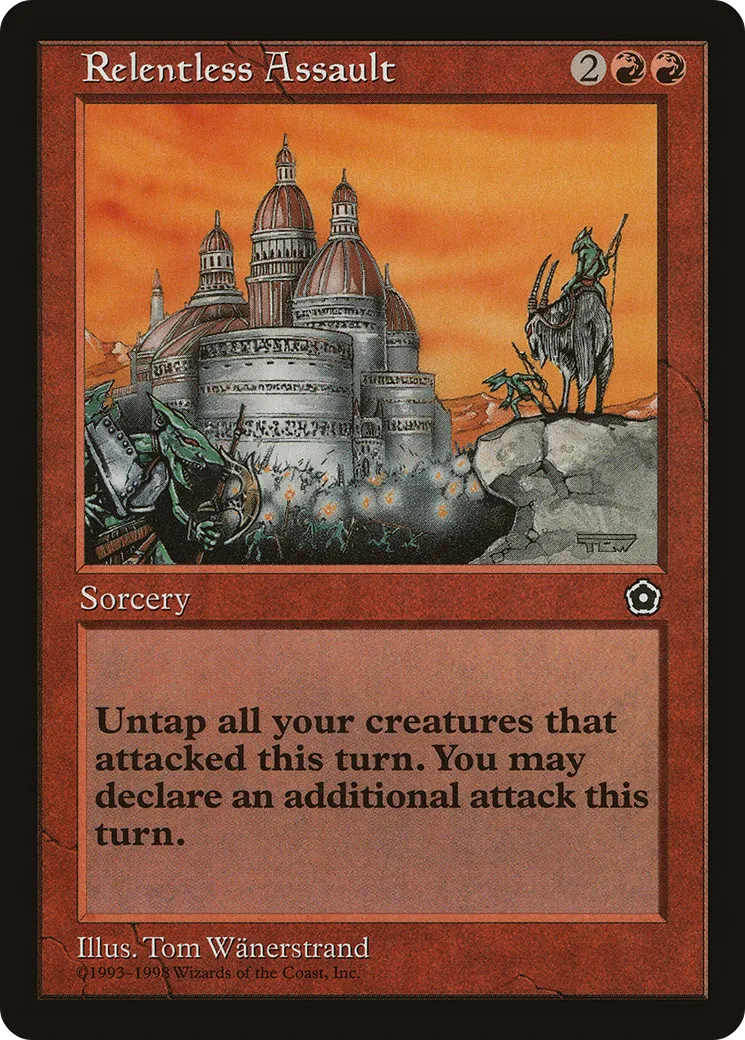 Assaut implacable — Portal Second Age — Magic: The Gathering